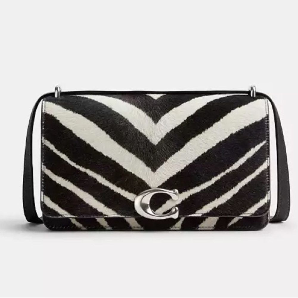 Coach Bandit Shoulder Bag - Zebra Haircalf